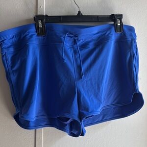 Athleta Blue Athletic Shorts Lightweight Stretchy Design